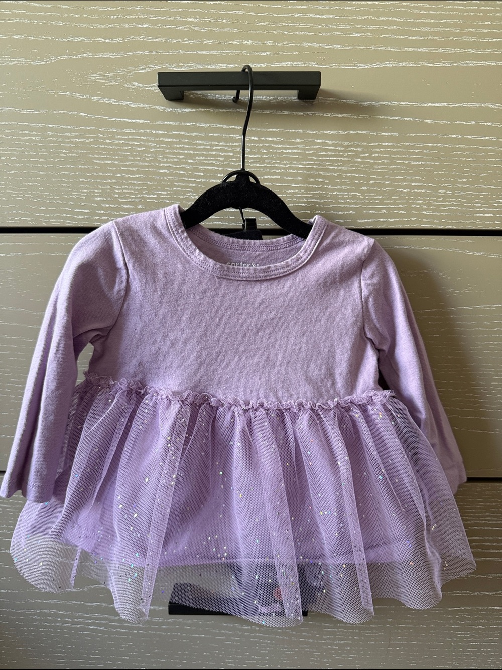 Carter's Halloween Lavender Purple Tulle Dress Top - Girls